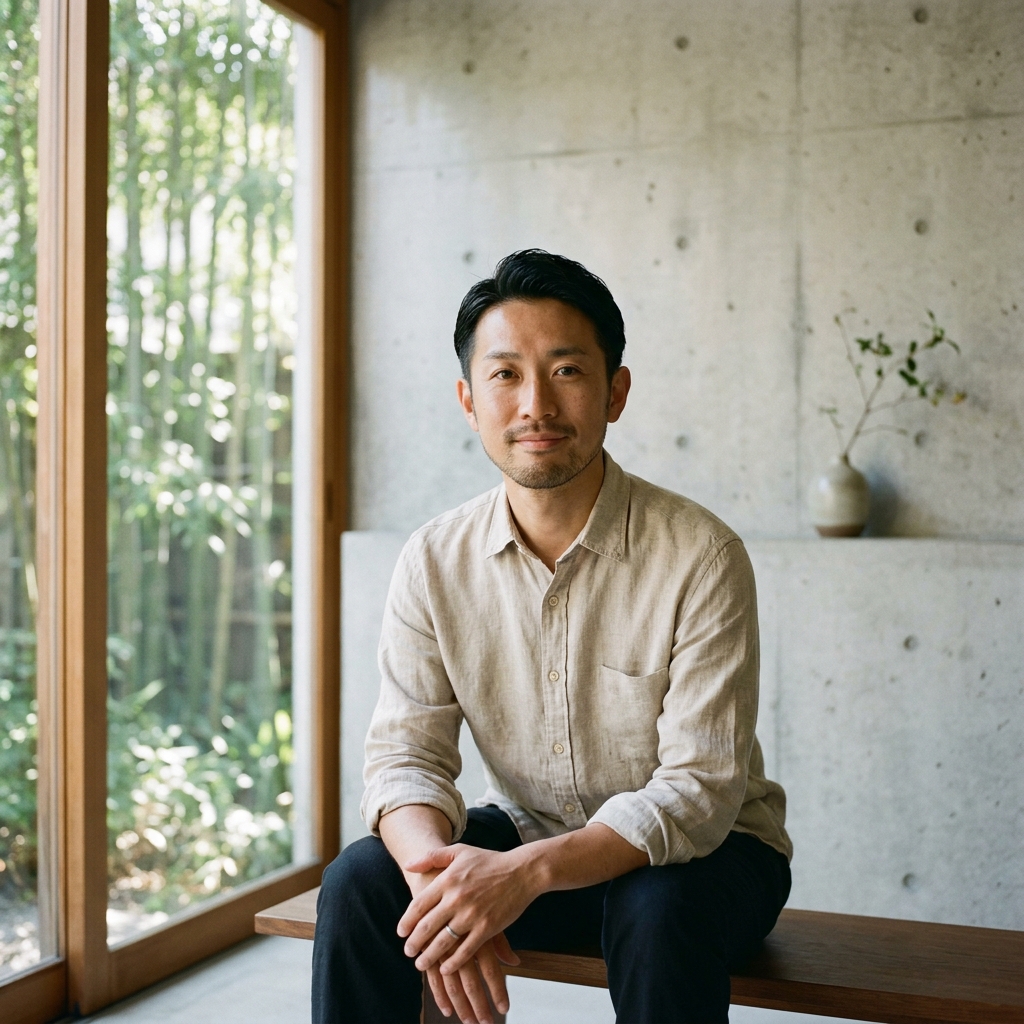 Portrait of Kenji Sato, Zen Coach and Human Design specialist